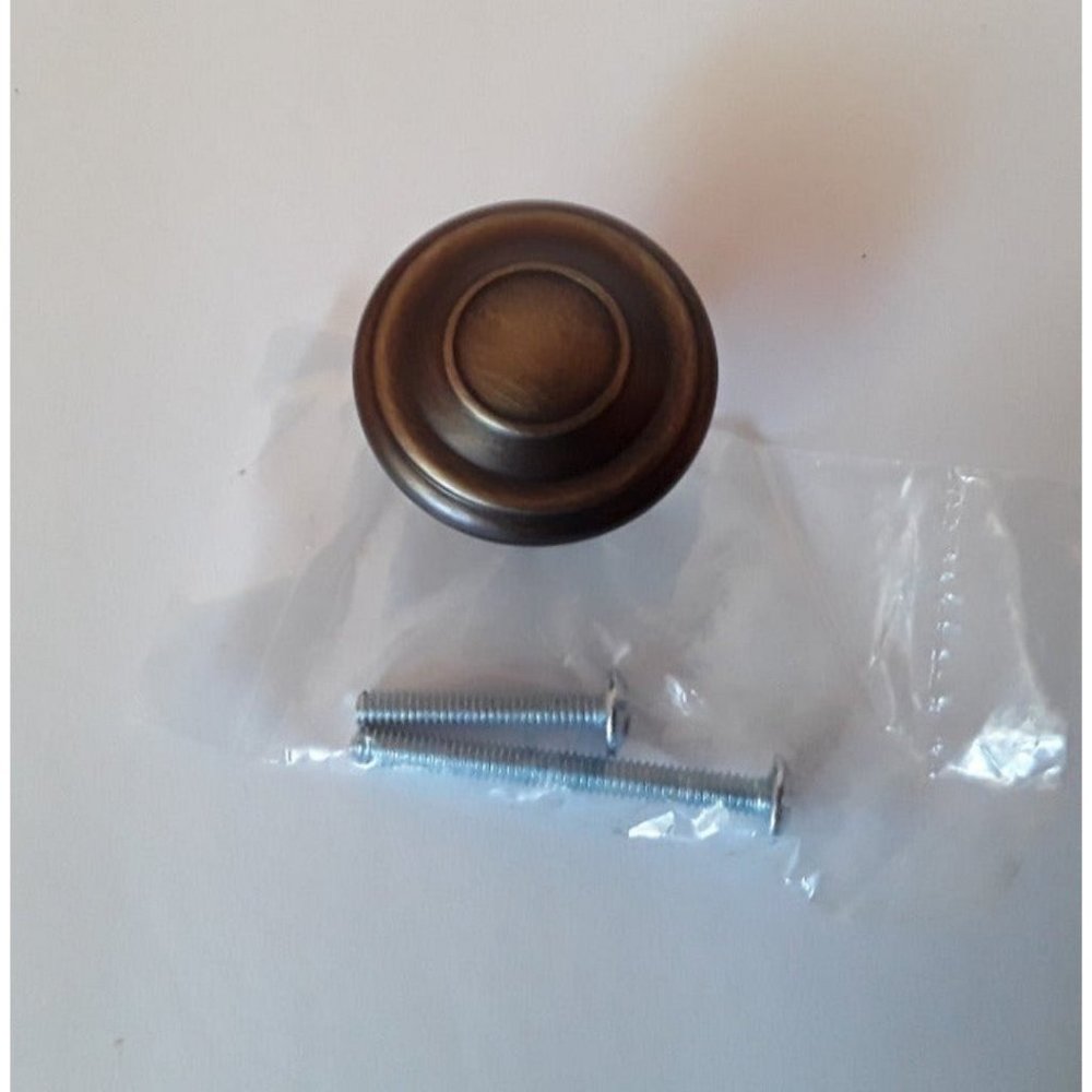 Brainerd 142970 1-3/8" Bronze Round Jackson Cabinet Door Knob Handle